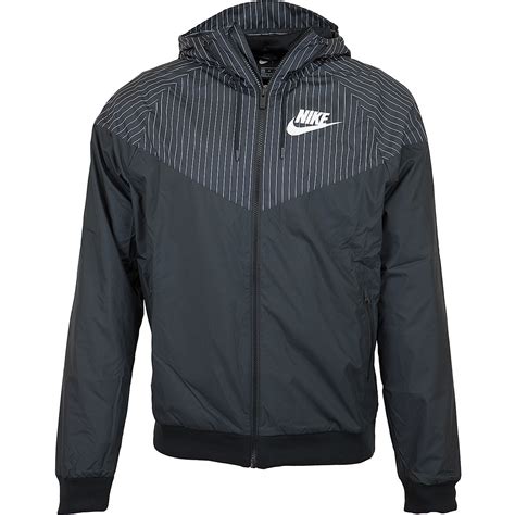 nike schwarz weiß jacke herrne